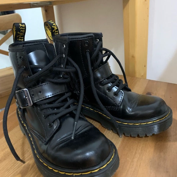 Kids Doc Marten harness boots. Worn approximately 4 times. - Picture 2 of 4